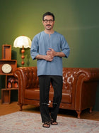 Kurta Soleh - Ash Blue