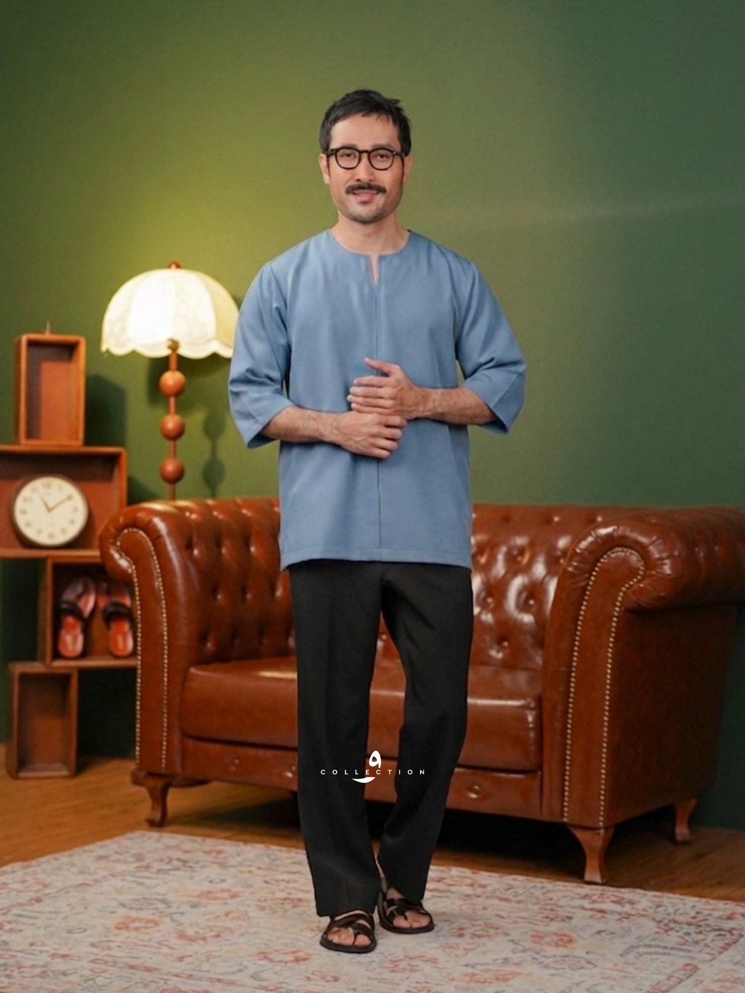 Kurta Soleh - Ash Blue