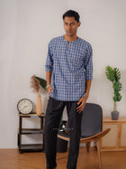 Kurta Harun - Navy Blue
