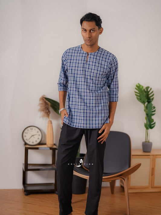 Kurta Harun - Navy Blue