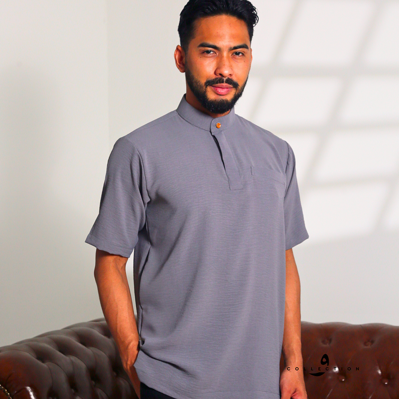 Kurta Ibrahim CEY Crepe - Grey
