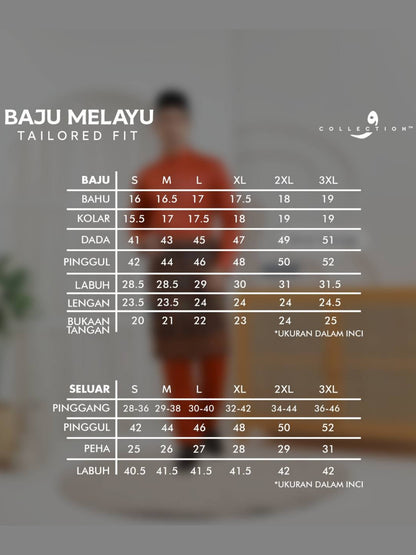 Baju Melayu Cekak Musang - Lilac