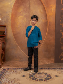 Kurta Shuib - Teal Blue