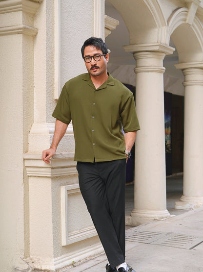 Kemeja Urban - Olive Green