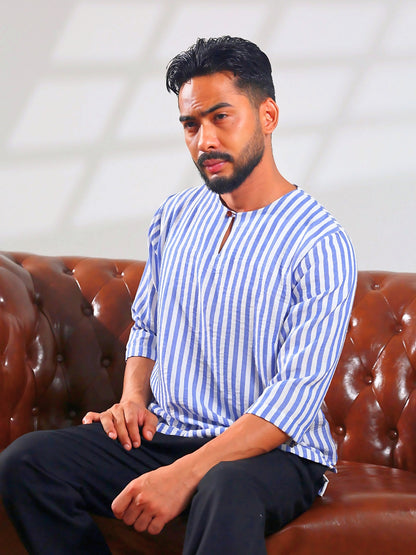 Kurta Ayub - Navy Blue