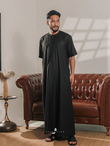 Jubah Uthman - Black