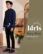 Kurta Idris - Navy Blue