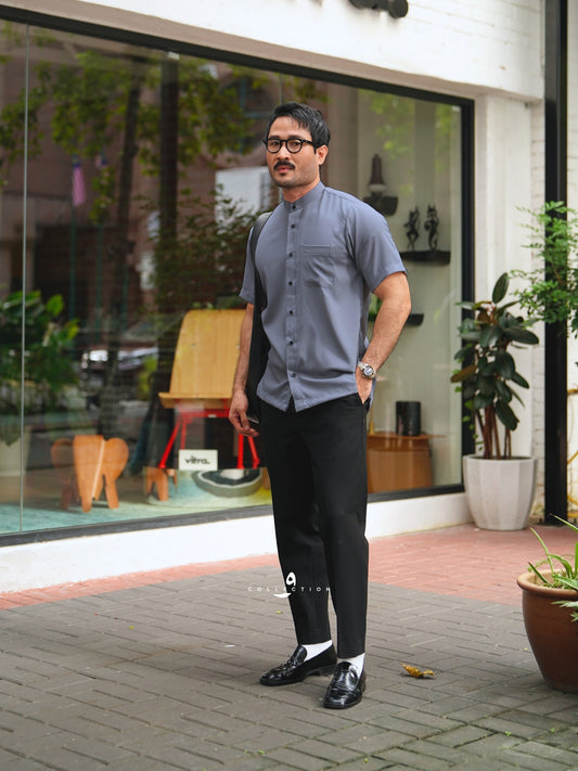 Kemeja Casual - Gray