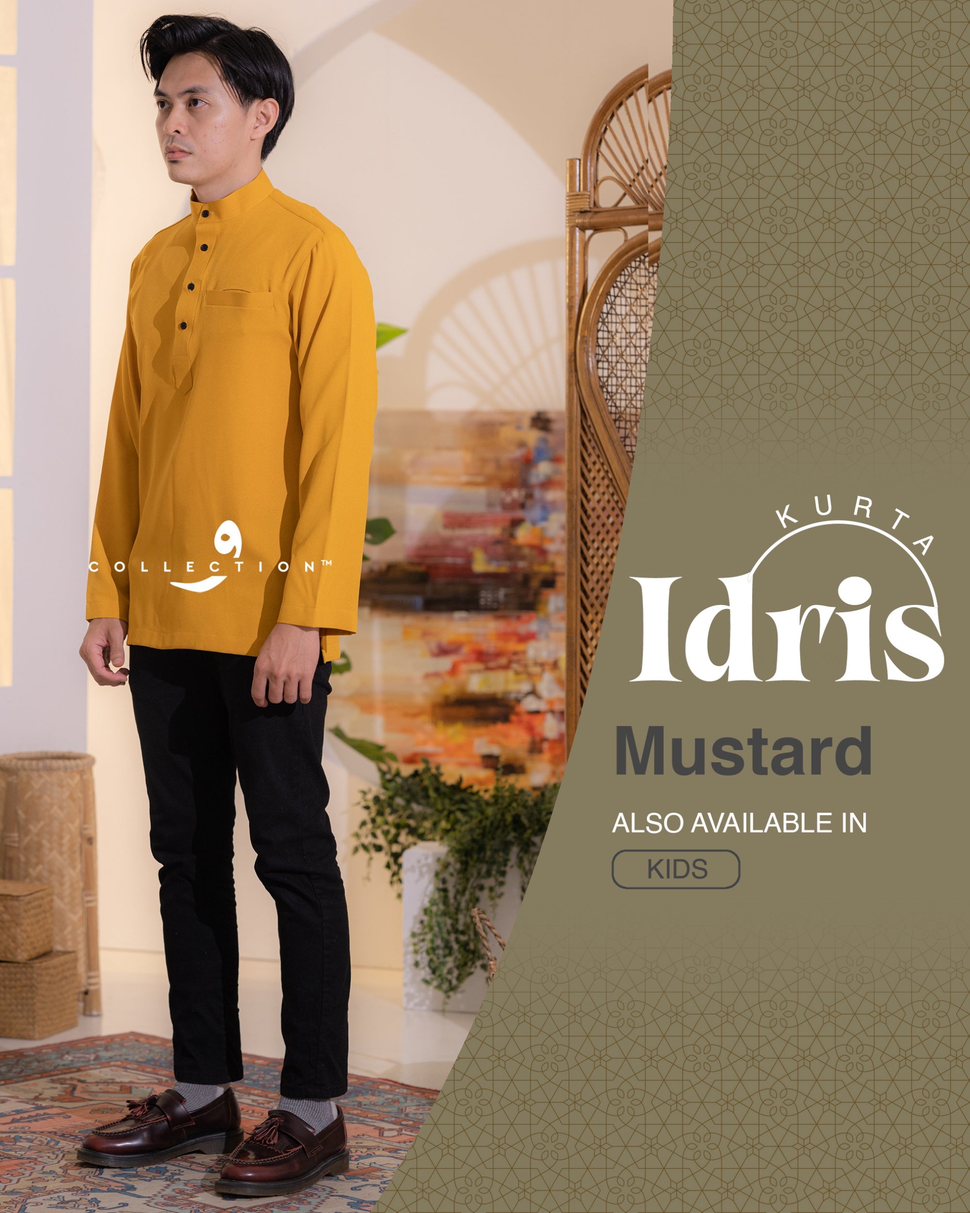 Kurta Idris - Mustard