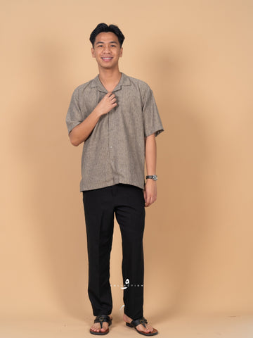 Kemeja Urban Linen - Stone