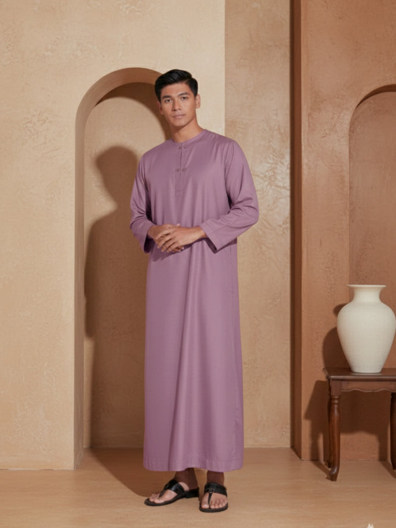 Jubah Umar - Dusty Pink