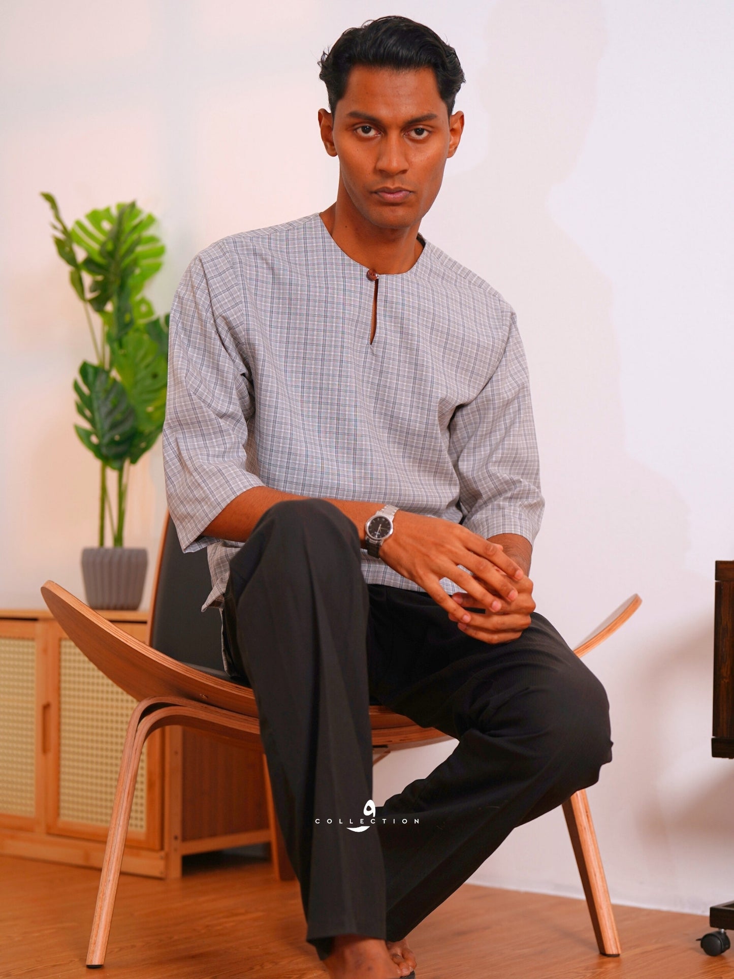 Kurta Ilyas - Smoke Grey