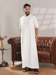 Jubah Uthman - White