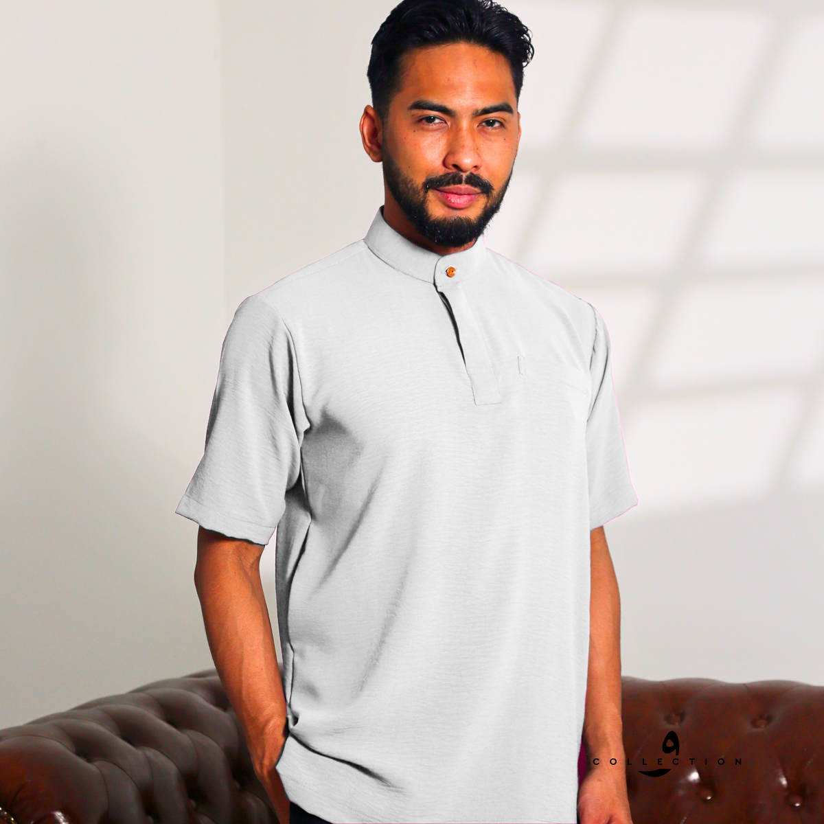 Kurta Ibrahim CEY Crepe - Perfect White