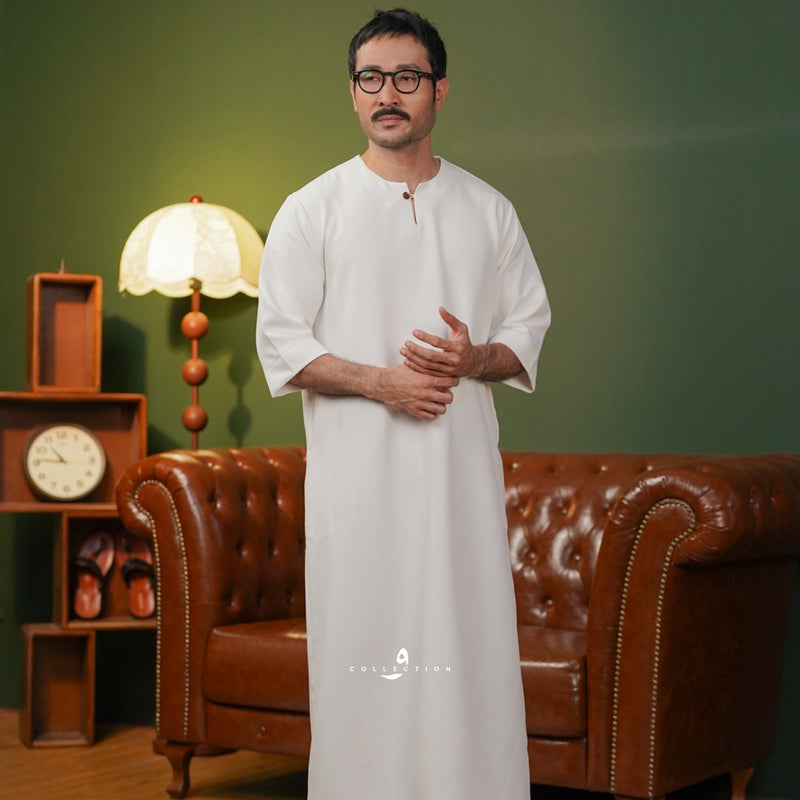 Jubah Ali - White