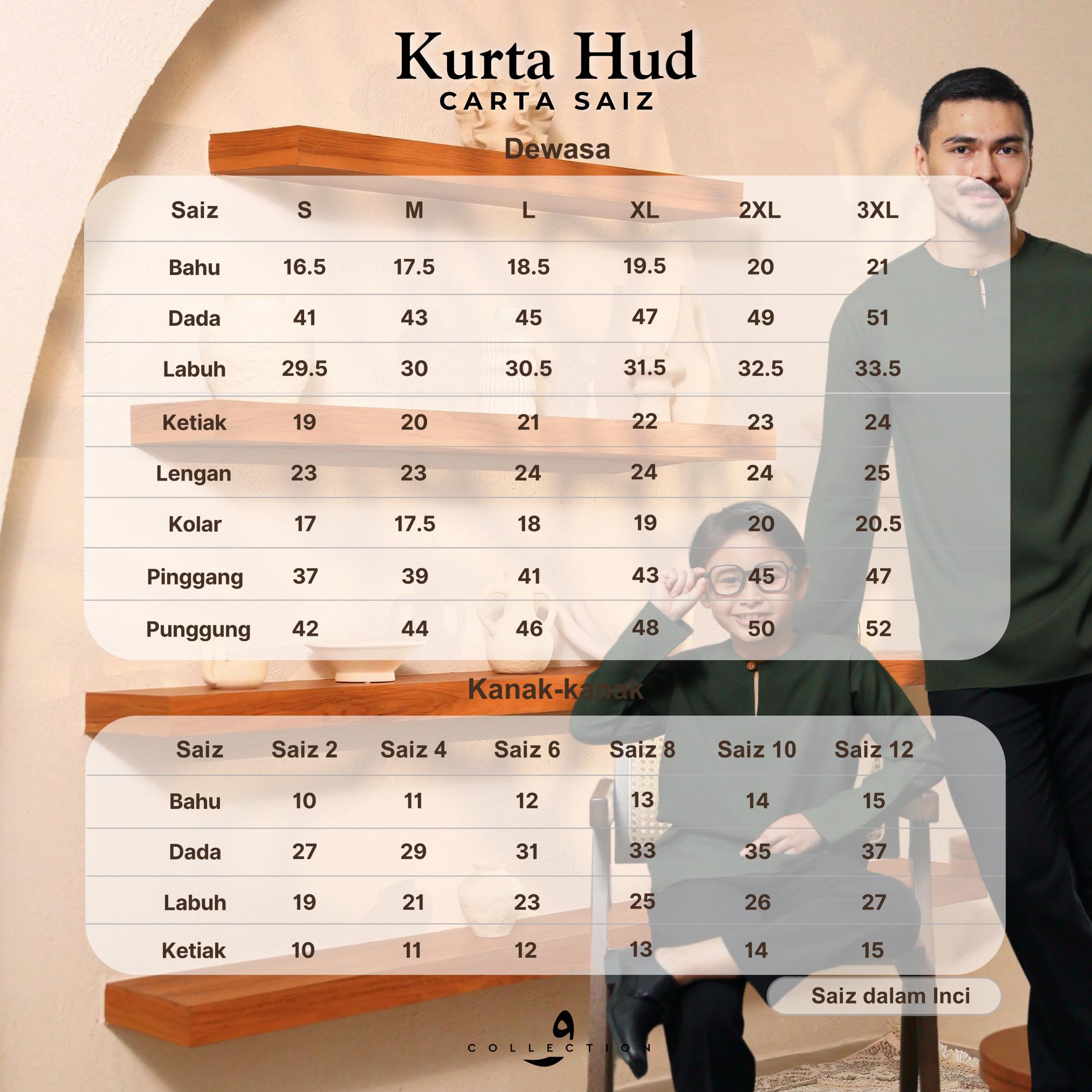 Kurta Hud - Green Mint
