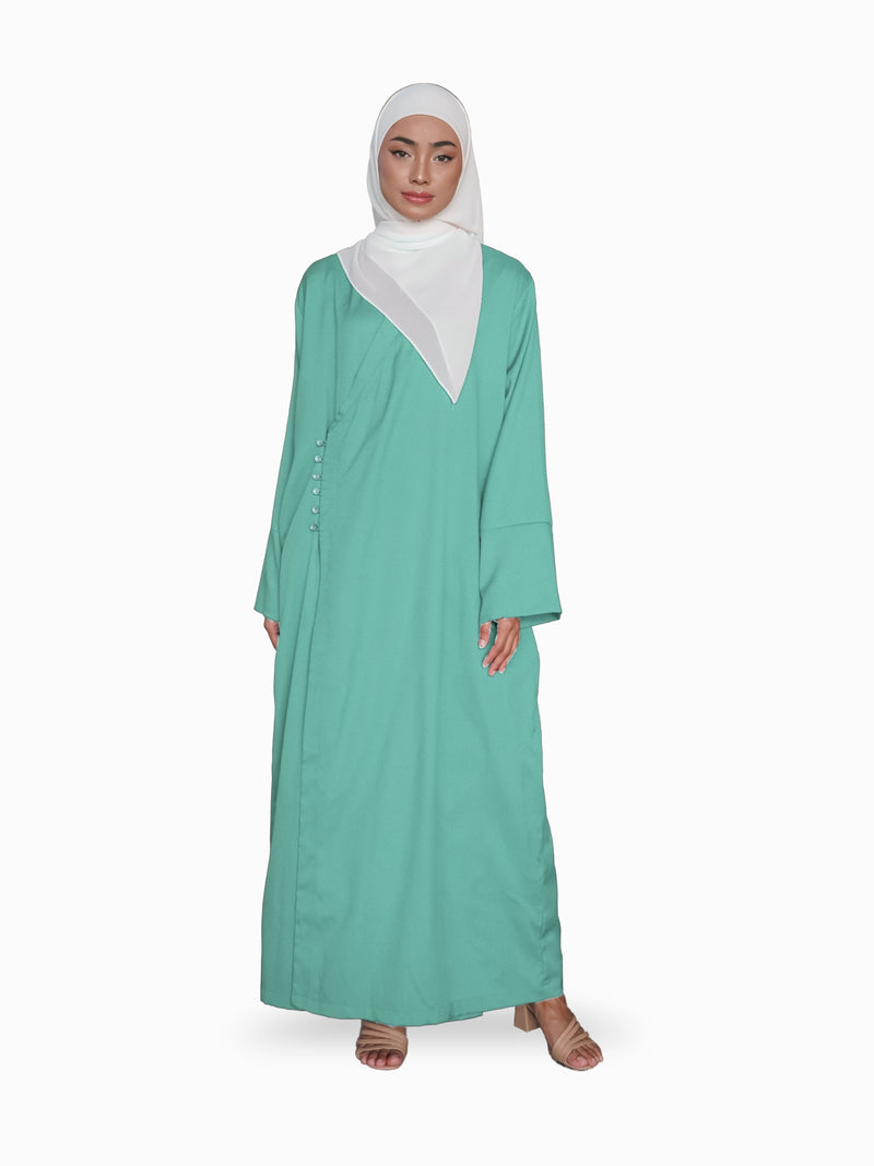 Jubah Ayra - Green Mint