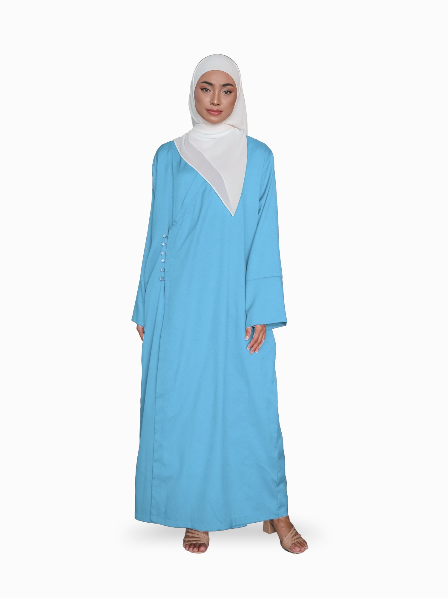Jubah Ayra - Sky Blue