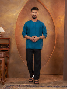 Kurta Shuib - Teal Blue
