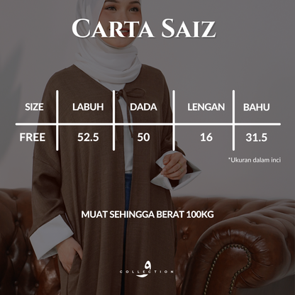 Abaya Safiyyah - Navy Blue