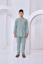 Baju Melayu Teluk Belanga - Mint Green