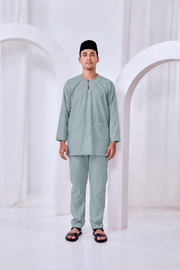 Baju Melayu Teluk Belanga - Mint Green