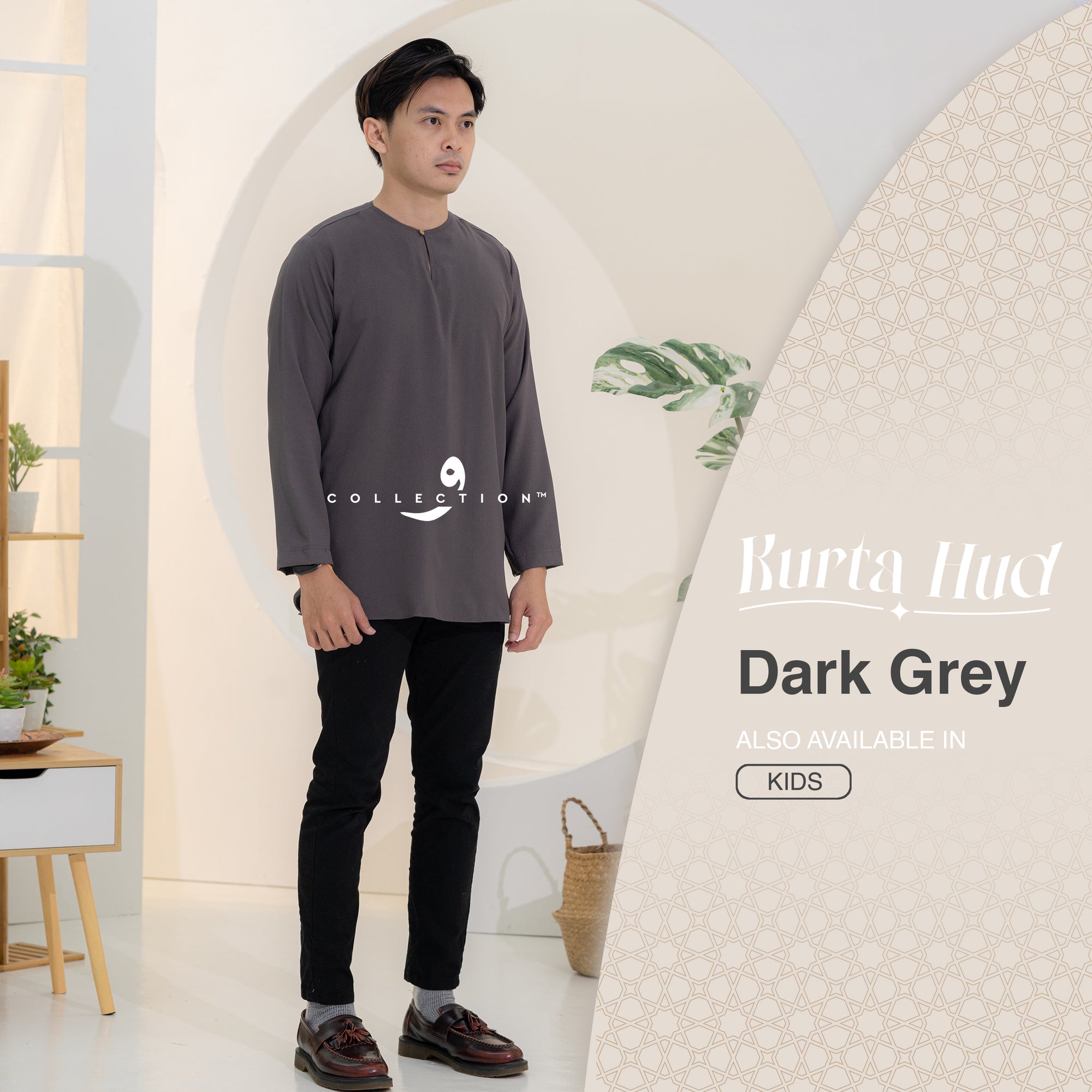 Kurta Hud - Dark Grey