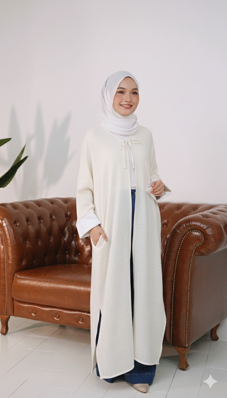 Abaya Safiyyah - Off White