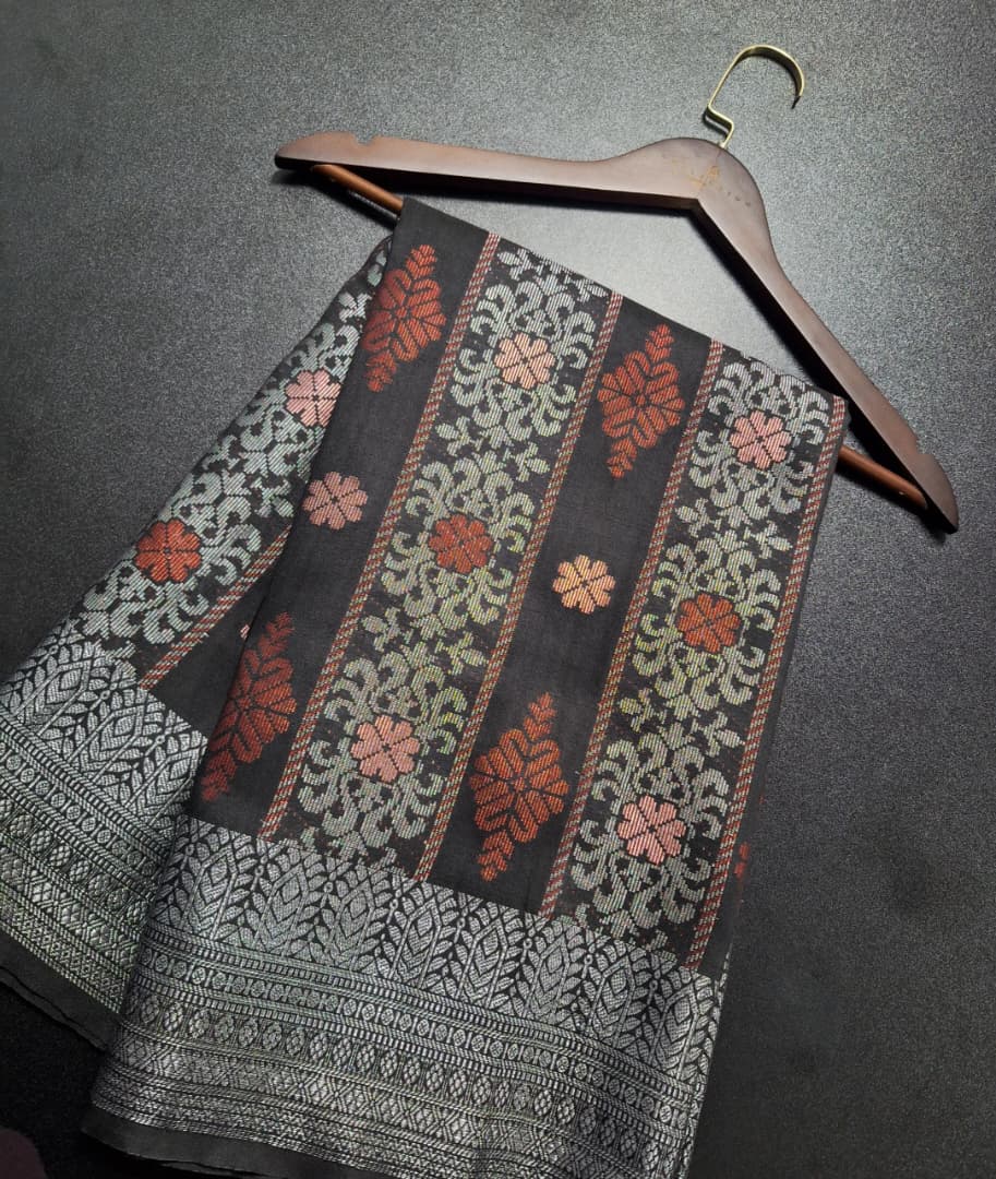 Samping Songket Premium - Maroon