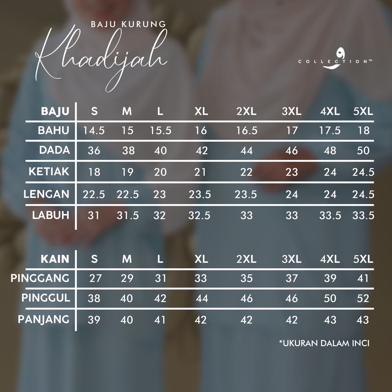 Kurung Khadijah - White