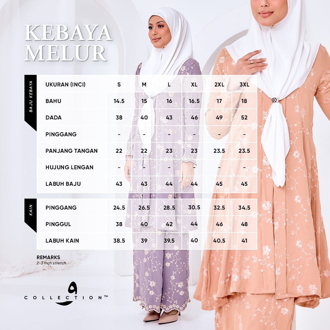 Kebaya Melur - Green Mint