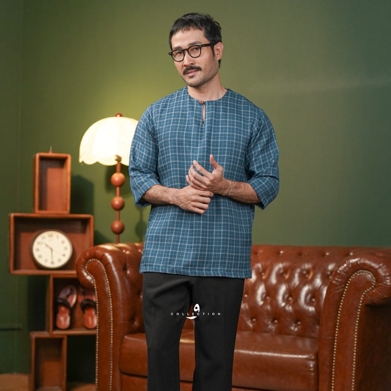 Kurta Yusuf - Teal Blue