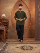 Kurta Shuib - Leaf Green