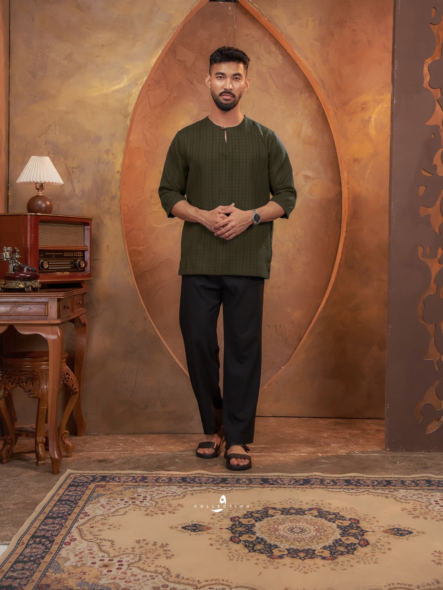 Kurta Shuib - Leaf Green