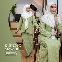 Kurung Mawar - Sage Green