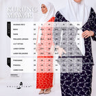 Kurung Mawar - Black