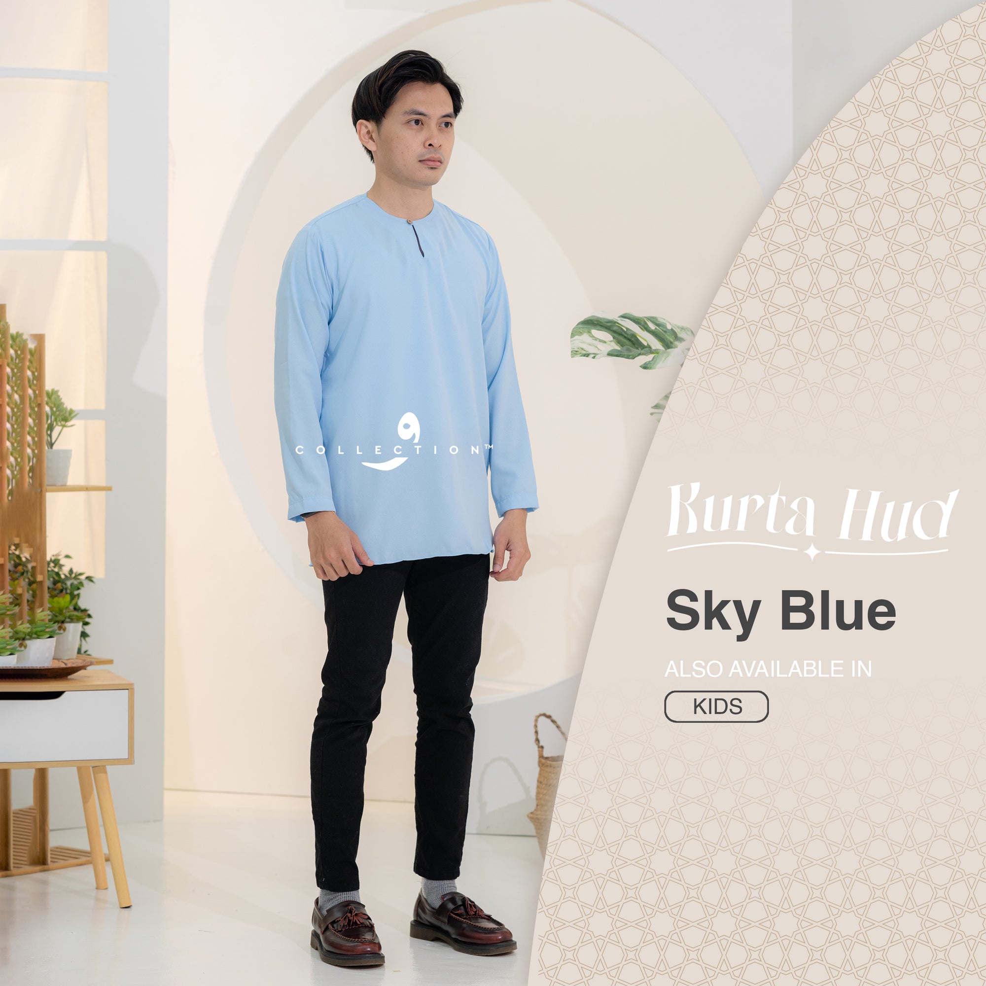 Kurta Hud - Sky Blue