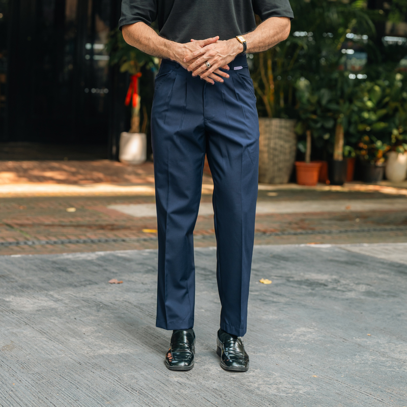 Smart Tapered Fit - Navy Blue