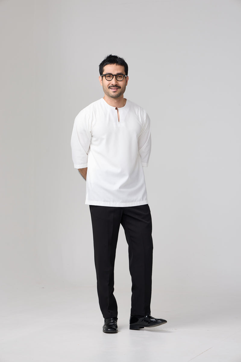 Kurta Yaakub - White