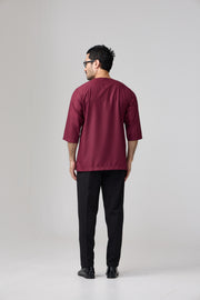 Kurta Yaakub - Burgundy