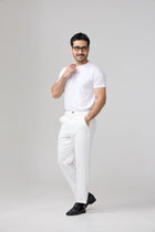 Cozy Tapered Fit - White