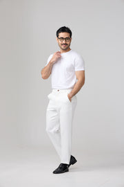 Cozy Tapered Fit - White