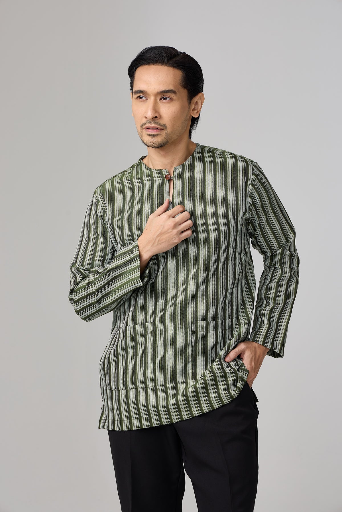 Kurta Yahya - Olive Green