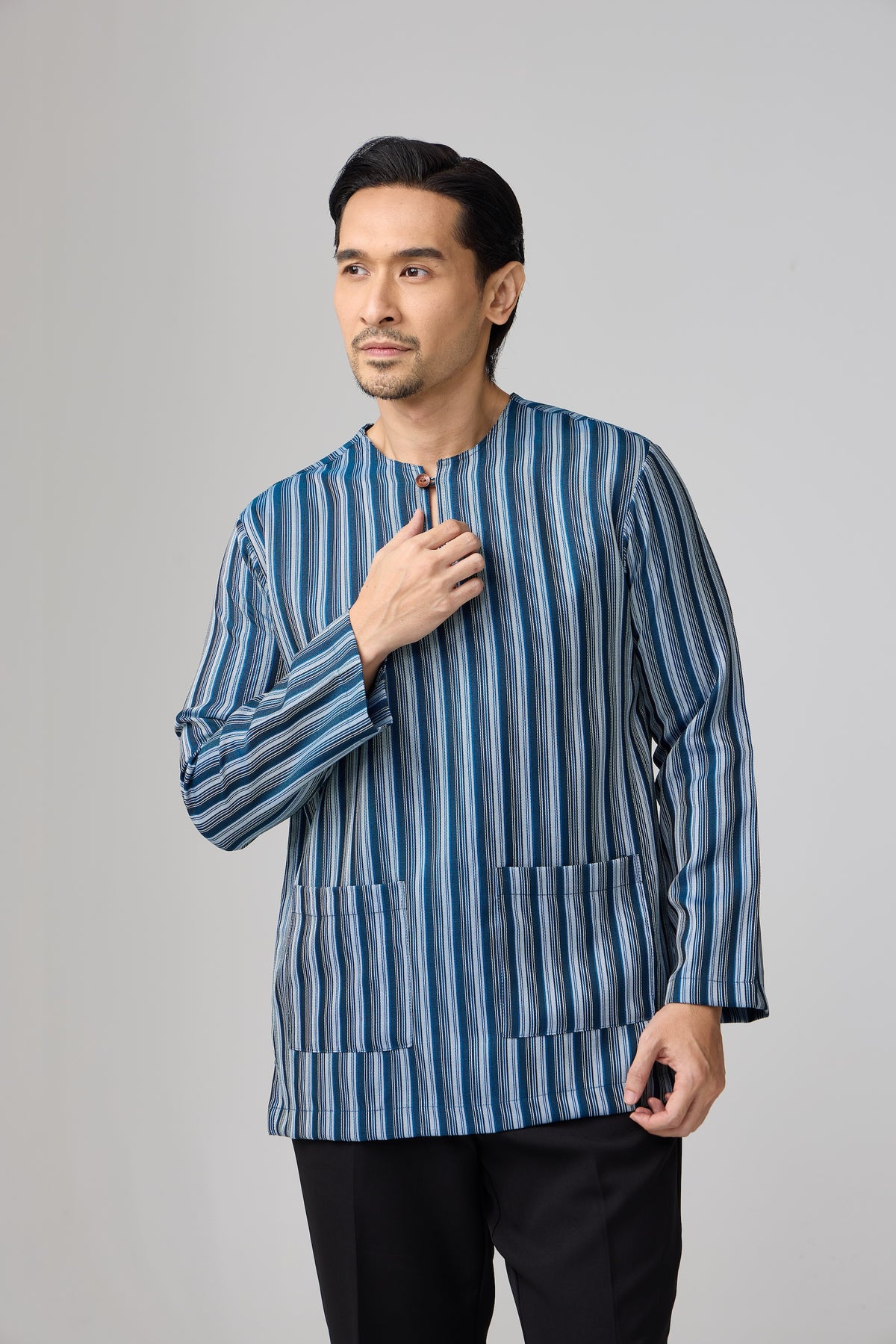 Kurta Yahya - Teal Blue