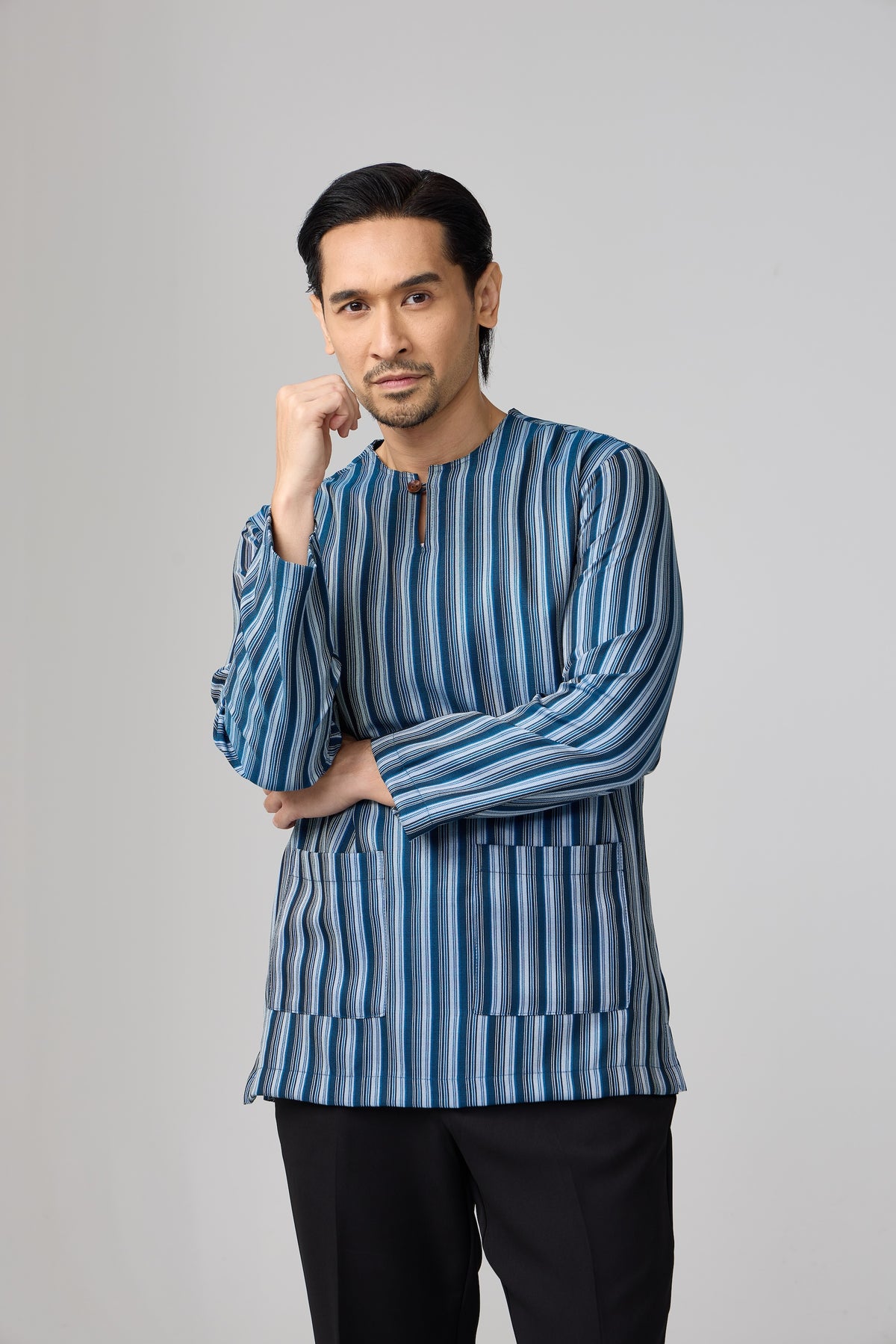 Kurta Yahya - Teal Blue