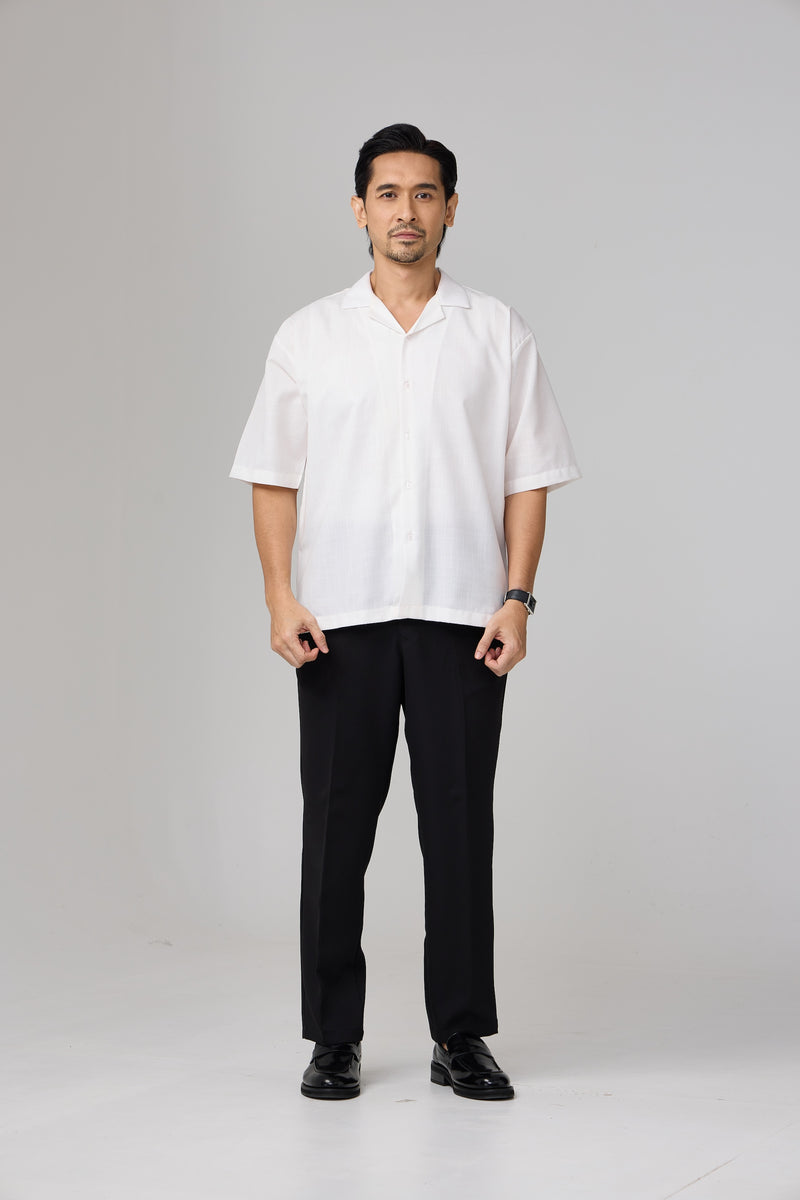 Kemeja Urban Slub - Off White