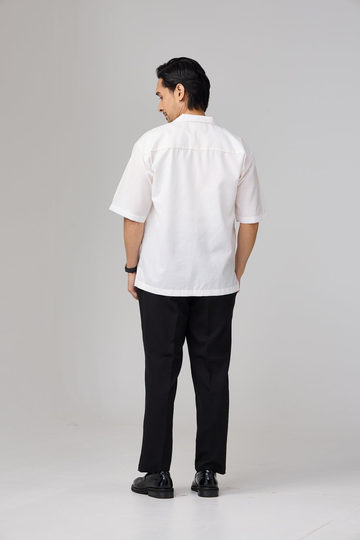 Kemeja Urban Slub - Off White