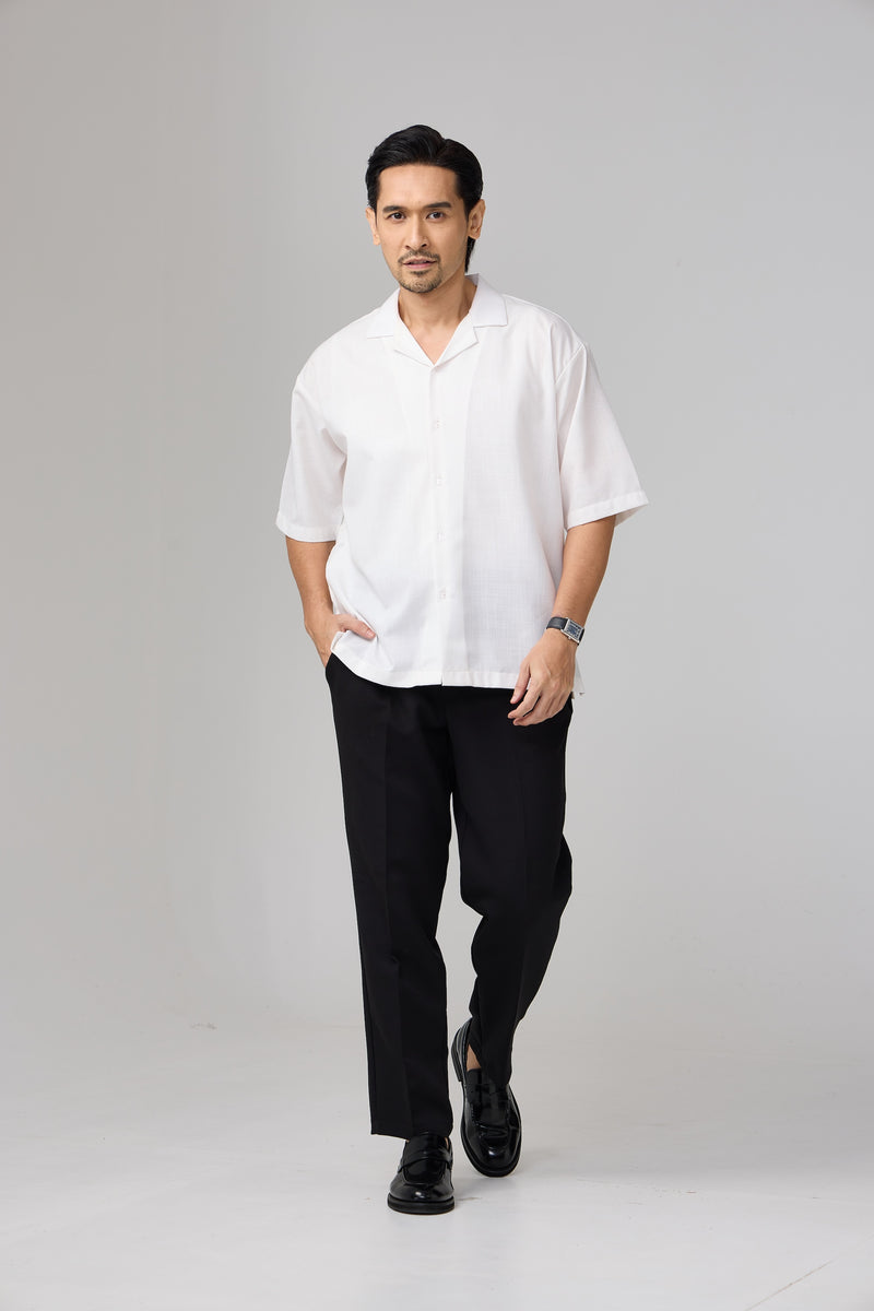 Kemeja Urban Slub - Off White