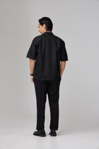 Kemeja Urban Slub - Black