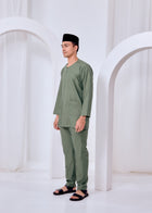 Baju Melayu Teluk Belanga - Forest Green
